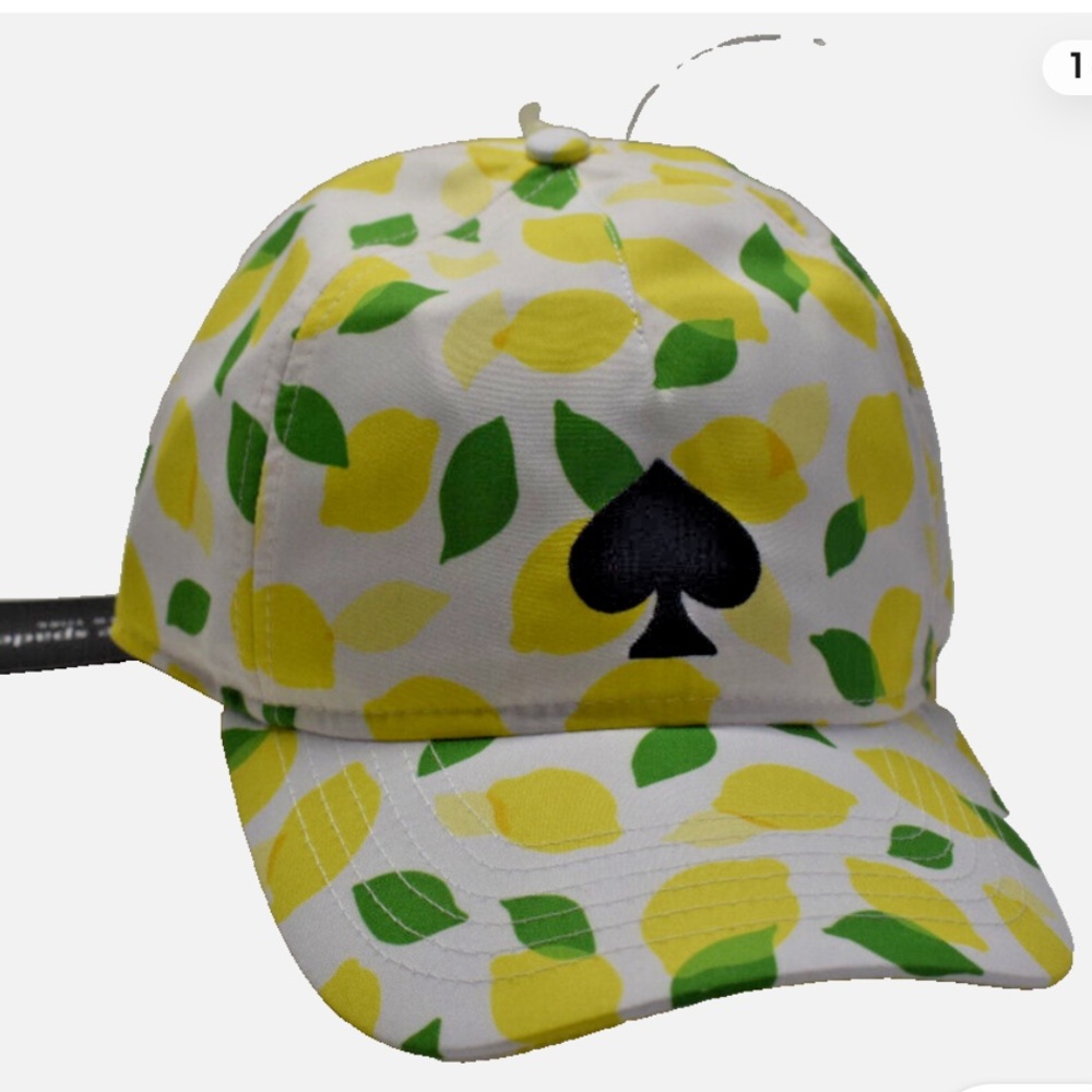 NWT Kate Spade New York Lemon Toss Baseball Cap Hat
